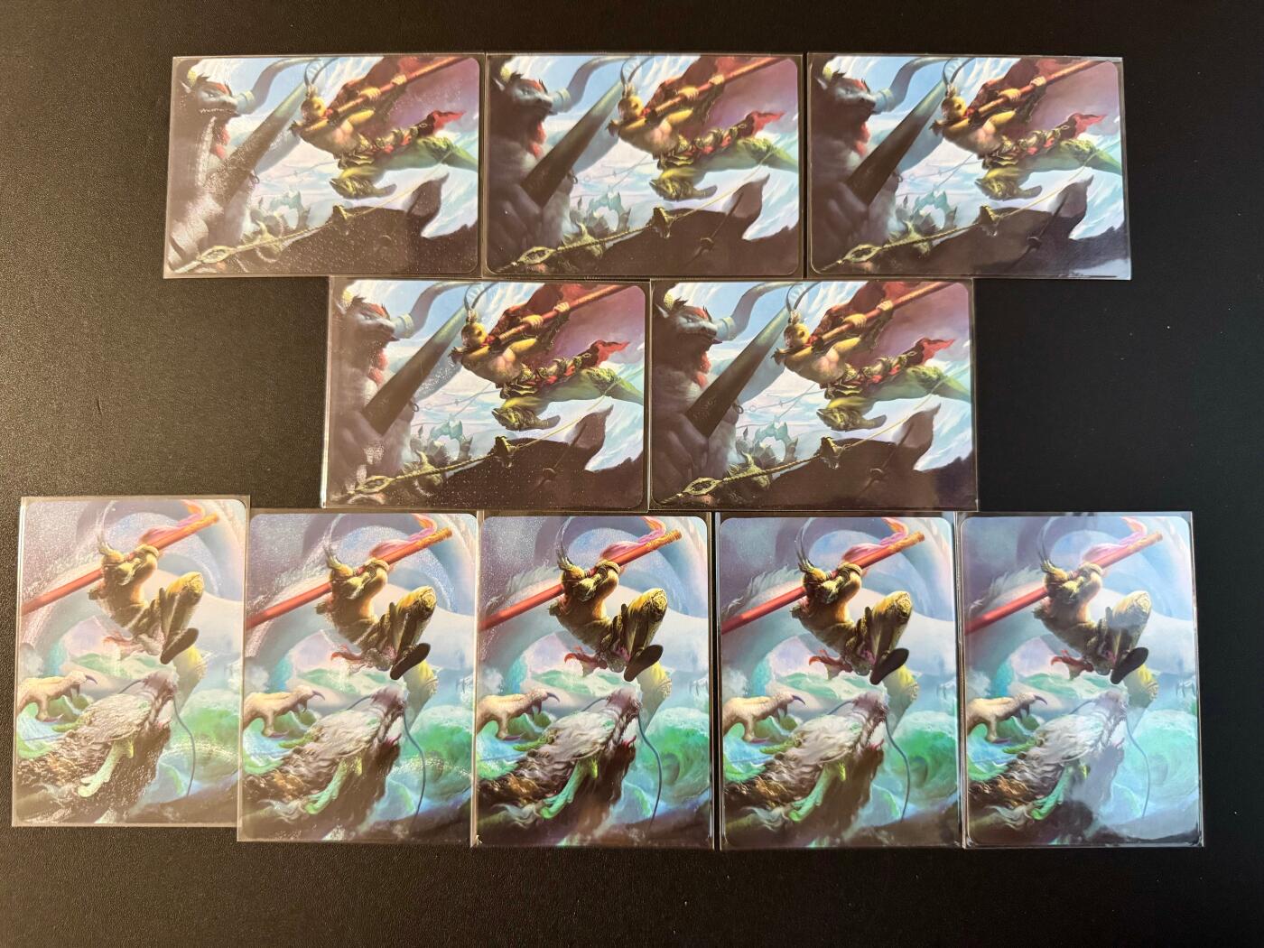 NO.20 好又多金牌大场，新年马到成功！新店点关注不迷路！每周一站式配齐，方便凑单！（周6晚8点截拍，卖家送拍0抽成！） 纵横 孙悟空大战小白龙+牛魔王 五套共10张 粗闪