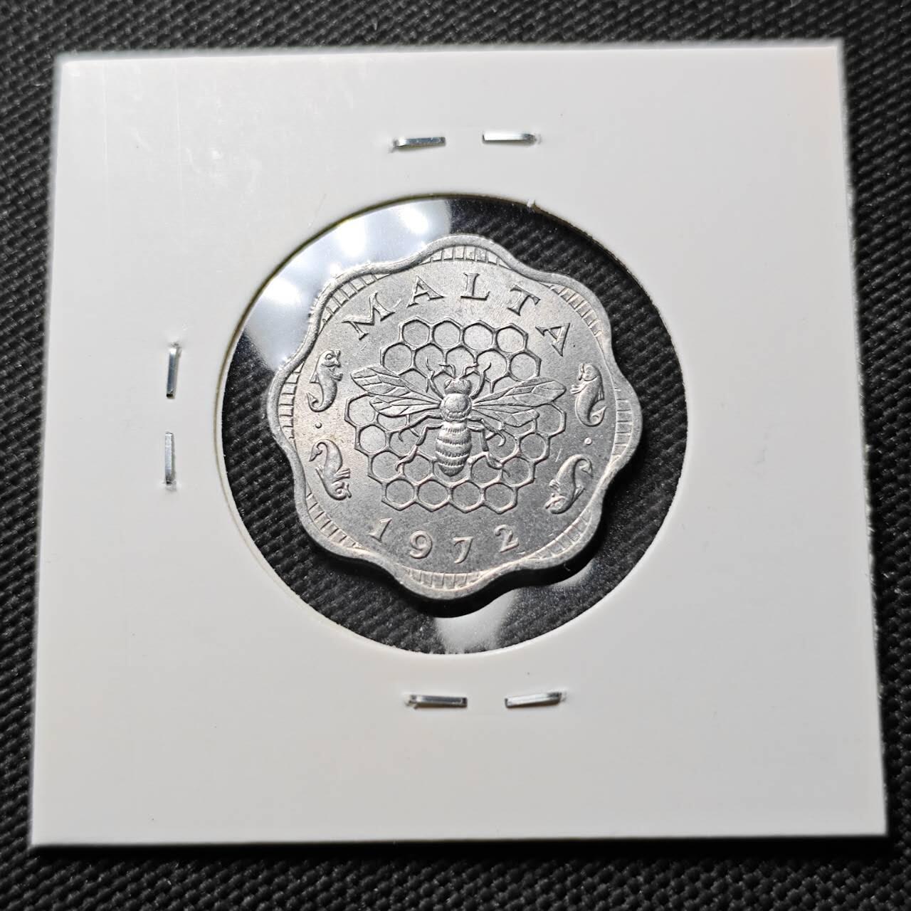 KK钱币收藏小铺  第384期  2月预留时间 周末发货  马耳他3米尔 好品