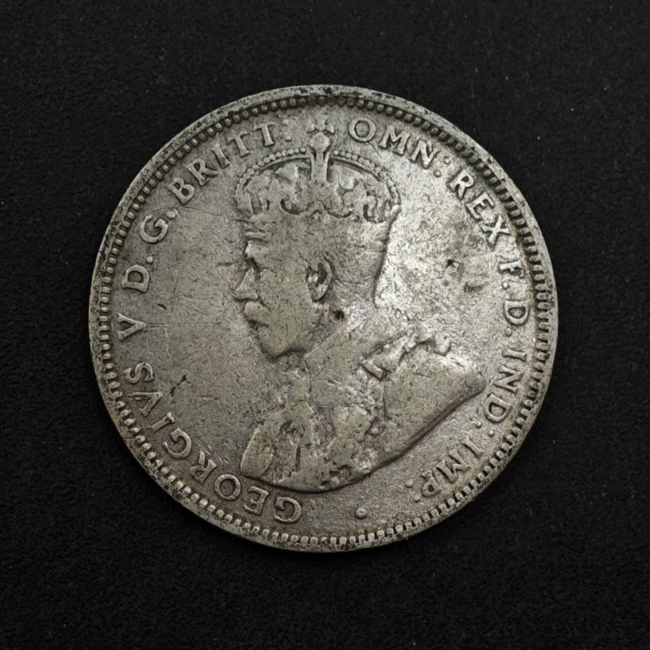 【淘币小摊】限时拍第八百三十九拍  散币银币场  满百包邮可预留两周  周一统一发货  澳大利亚1927年乔治五世一先令银币参考银价87