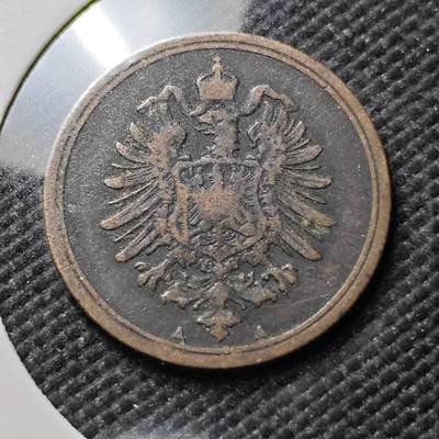 KK钱币收藏小铺  第384期  2月预留时间 周末发货 -  1873德国1芬尼