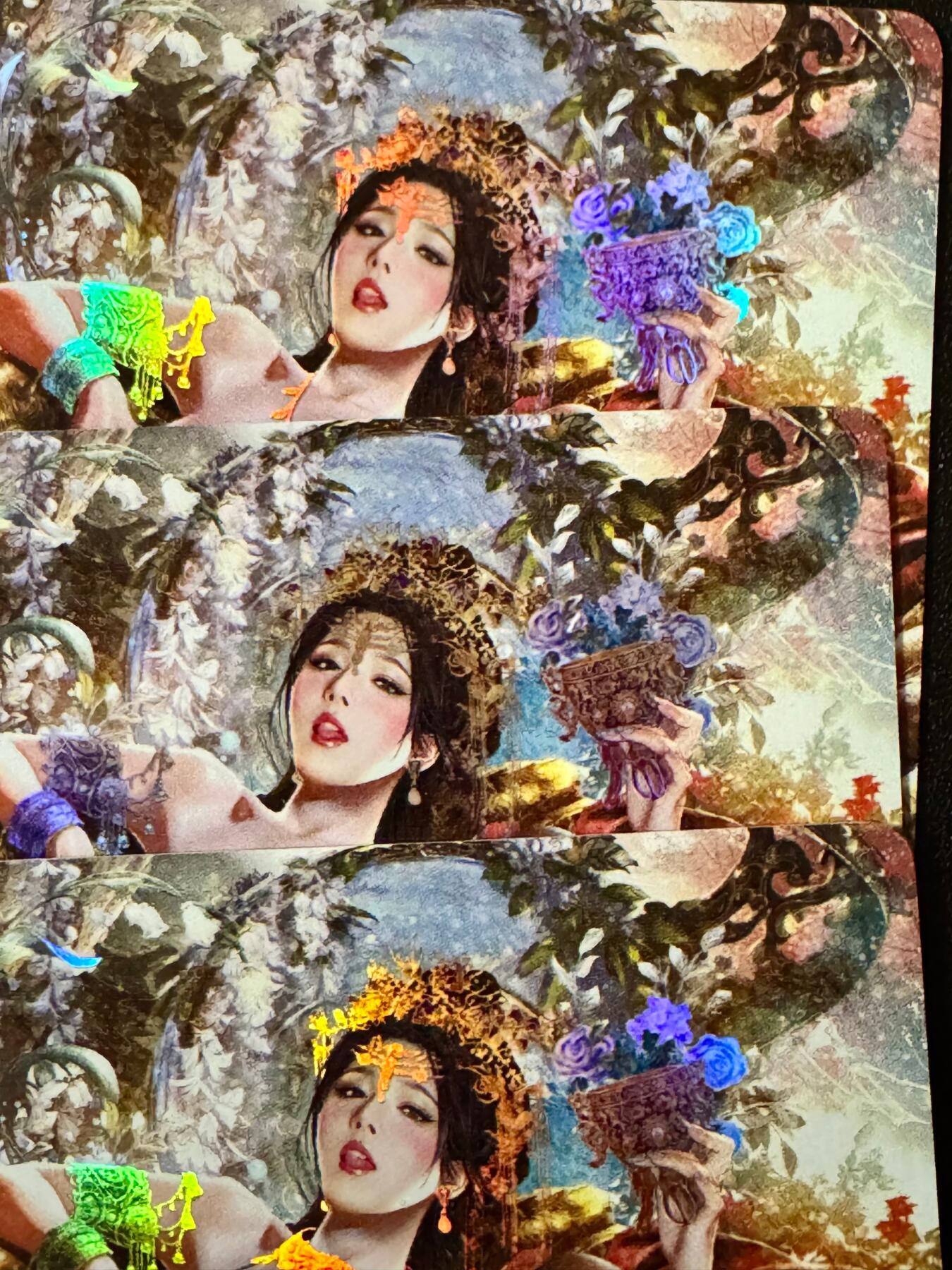 NO.20.5 好又多妹卡大赏，祝你新年旺桃花~只能从此链接进的专场！新店点关注不迷路~每周一站式配齐，方便凑单！（周5晚9点截拍，卖家送拍免费！） 燎原西游 sp特卡 铁扇公主 三渐变 彩闪3张