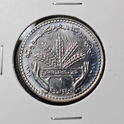 KK钱币收藏小铺  第383期  2月预留时间 周末发货 -  叙利亚1镑纪念币