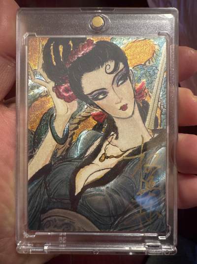 月落卡牌之特卡第6期-亲签卡特别专场 - 权迎东   白娘子传奇之小青   限编亲签特卡