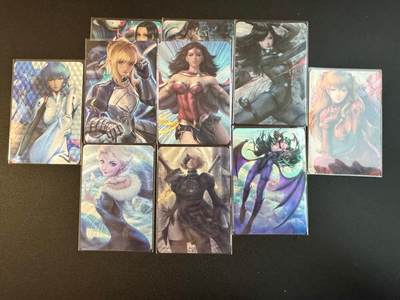 NO.20.5 好又多妹卡大赏，祝你新年旺桃花~只能从此链接进的专场！新店点关注不迷路~每周一站式配齐，方便凑单！（周5晚9点截拍，卖家送拍免费！） - 江东 古早ACG美女下部 一套10张 粗闪