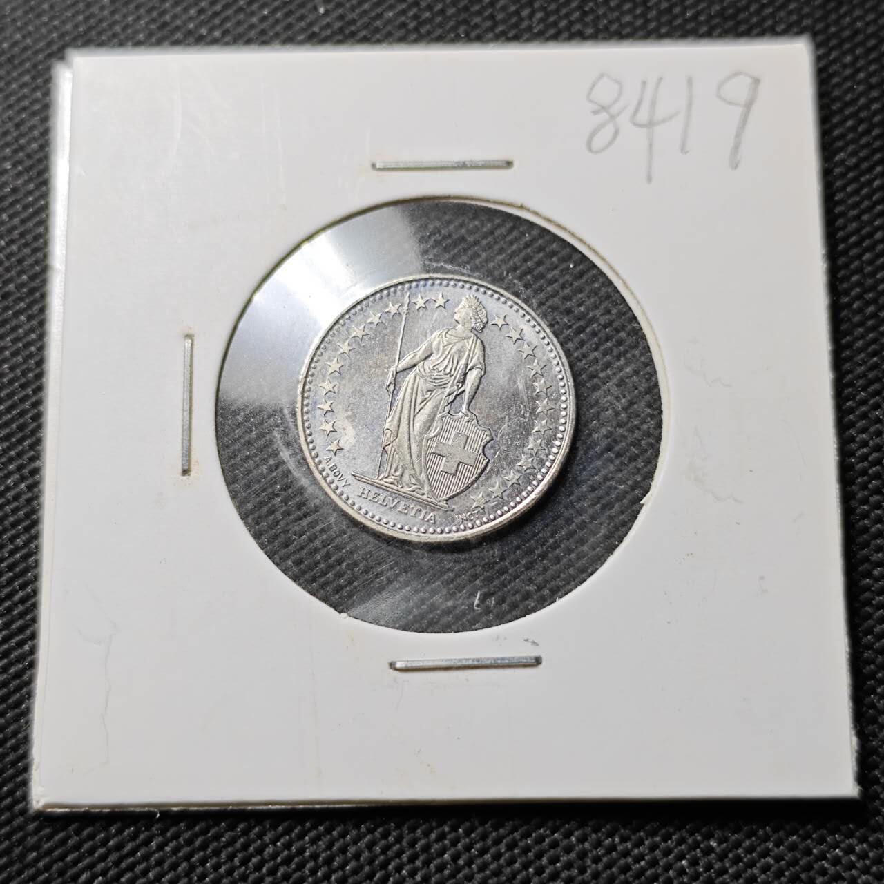 KK钱币收藏小铺  第384期  2月预留时间 周末发货  2009瑞士1/2法郎