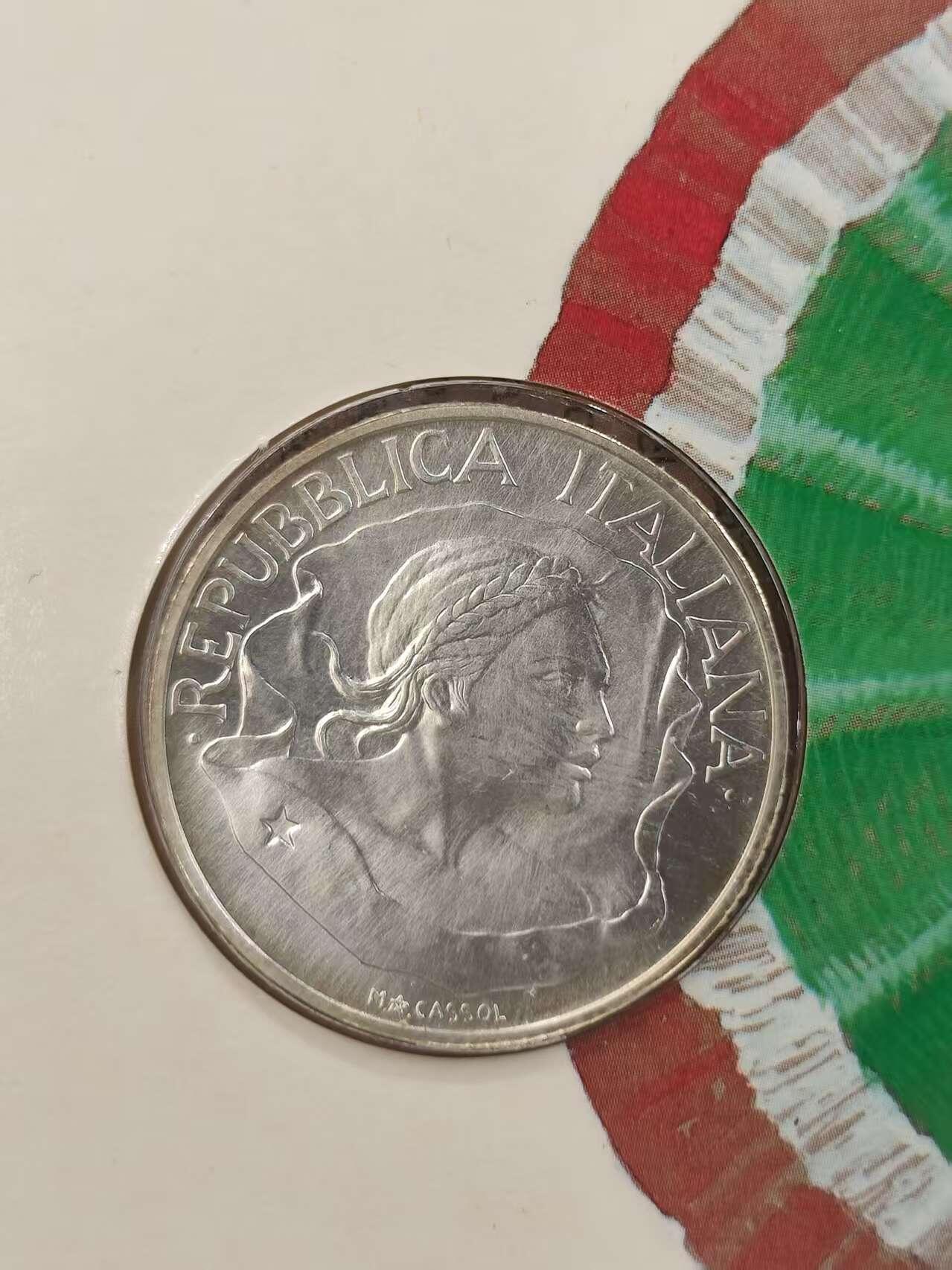 G&W世界散币，银币处理专场（第41场） 意大利1997年10000里拉  银币