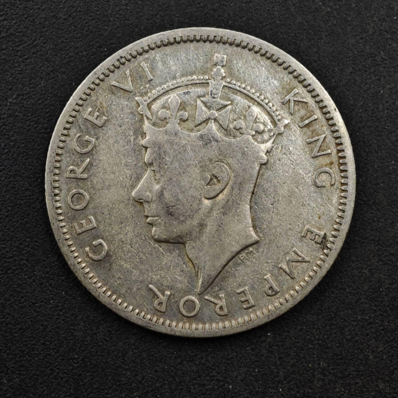 【淘币小摊】限时拍第八百三十九拍  散币银币场  满百包邮可预留两周  周一统一发货  斐济1941年乔治六世一先令银币参考银价47