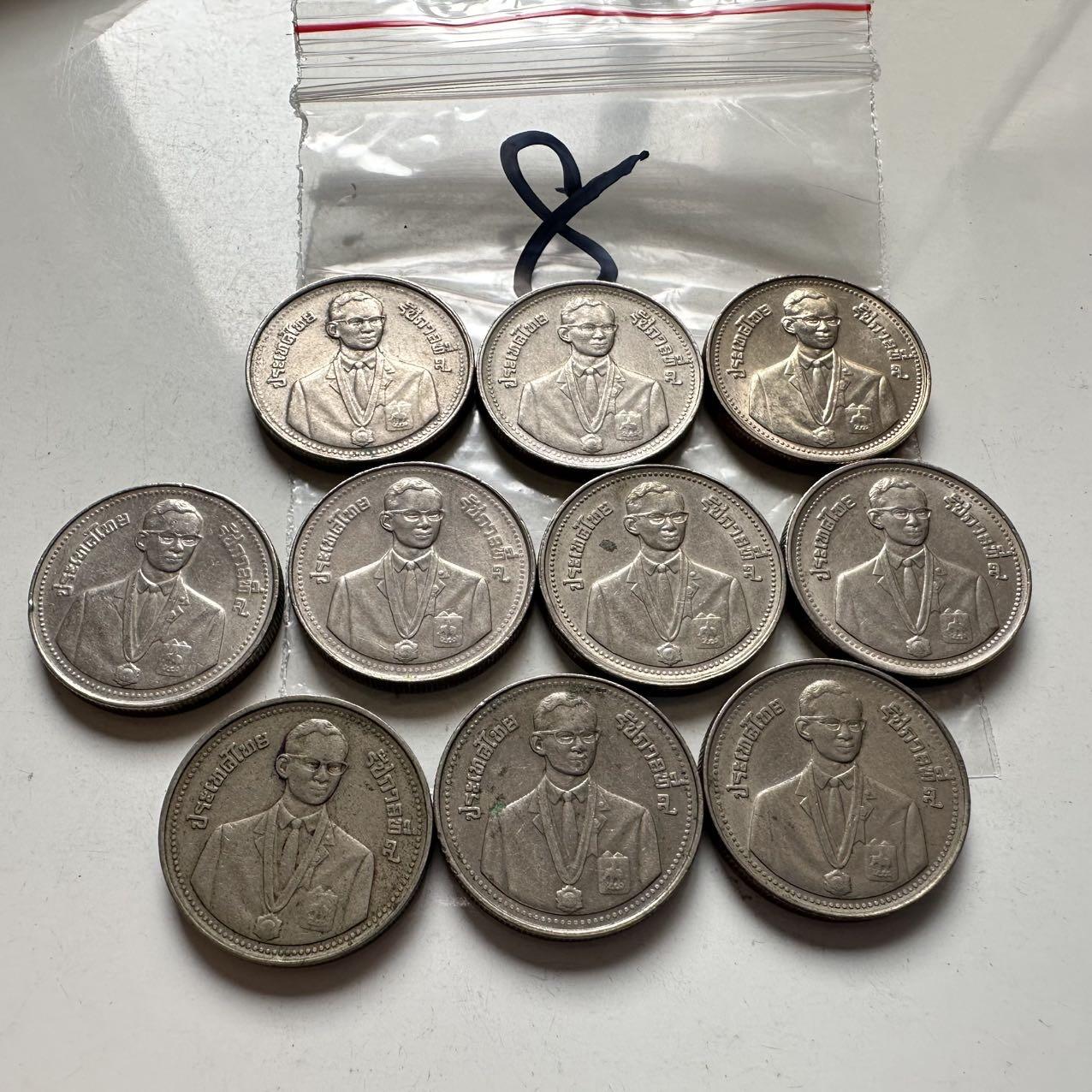 🌹外币初藏🌹🐯2026年第2场  泰国纪念币专场 1985年东南亚运动会2泰铢纪念币10枚