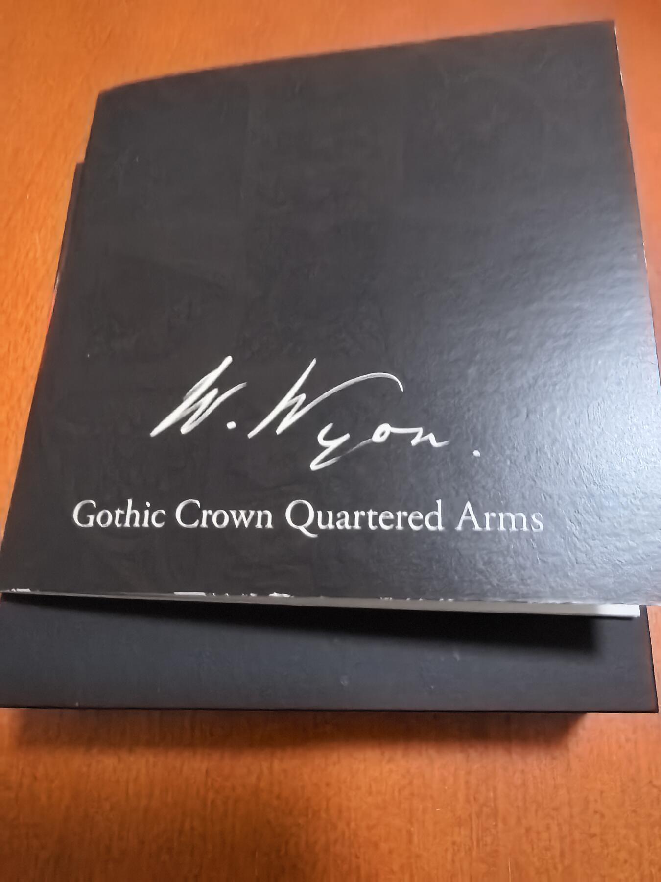 长老汇蛇年精选第九十一场拍卖  2021英国伟大雕刻师系列之怀特哥特四分盾徽5英镑精制银币，2盎司999银，盒证全，3750枚，热门！