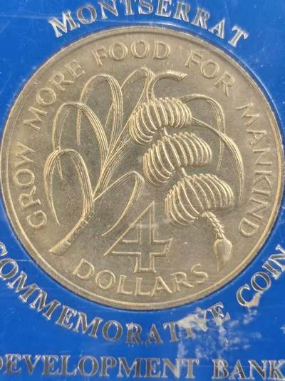 G&W世界散币，银币处理专场（第41场） - 蒙特塞拉特1970年4元 香蕉币  FAO