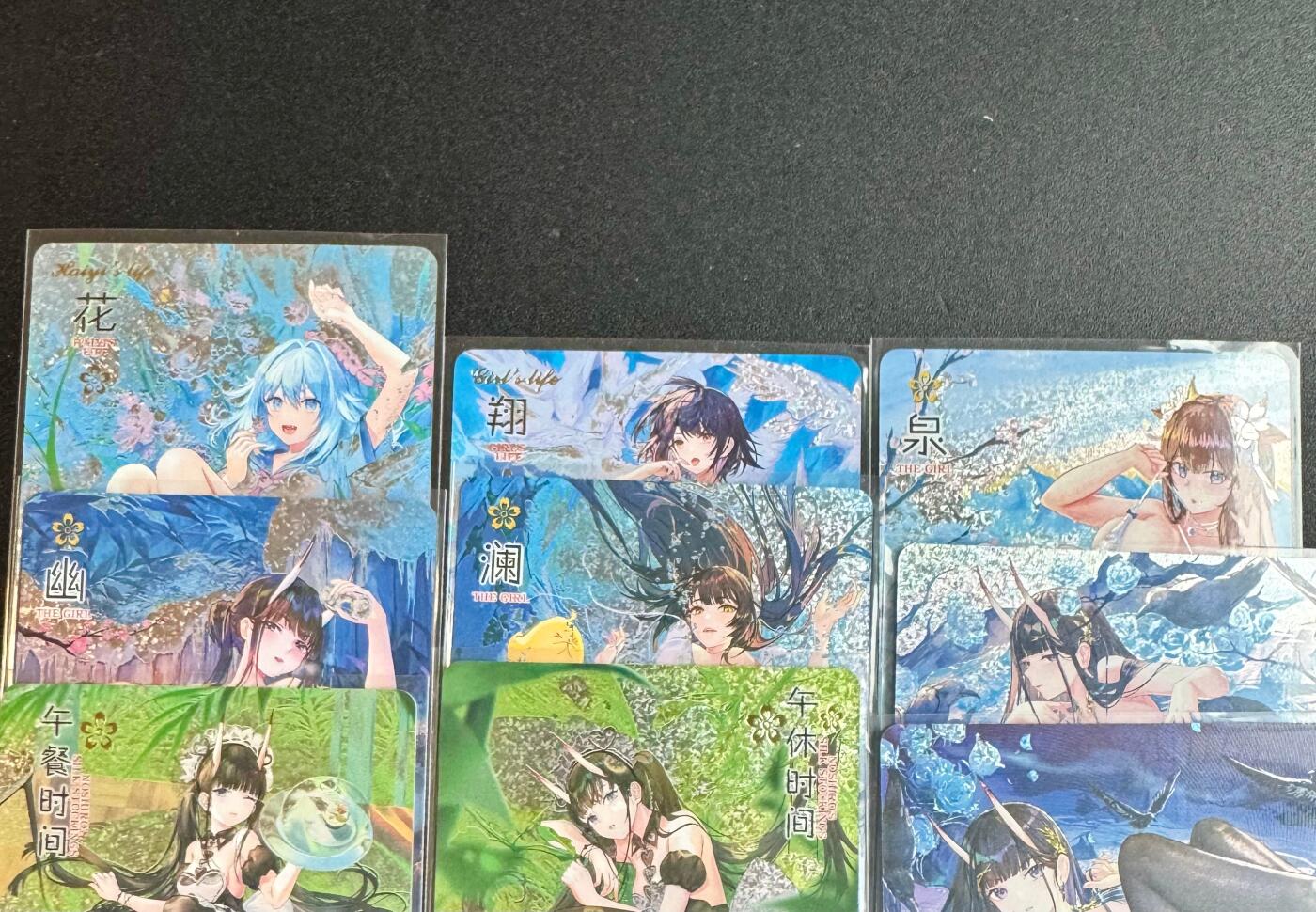 NO.20.5 好又多妹卡大赏，祝你新年旺桃花~只能从此链接进的专场！新店点关注不迷路~每周一站式配齐，方便凑单！（周5晚9点截拍，卖家送拍免费！） 驴打滚卡牌 致青春2022 1套9张 钻闪