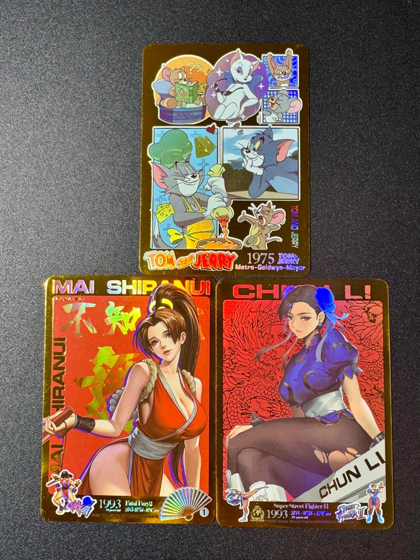 NO.20 好又多金牌大场，新年马到成功！新店点关注不迷路！每周一站式配齐，方便凑单！（周6晚8点截拍，卖家送拍0抽成！） 京珞卡牌 拳皇 不知火舞与春丽 猫和老鼠 3张 彩闪