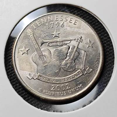 KK钱币收藏小铺  第384期  2月预留时间 周末发货 -  美国25分纪念币 好品