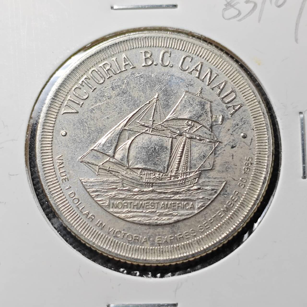 KK钱币收藏小铺  第383期  2月预留时间 周末发货  加拿大1元代币