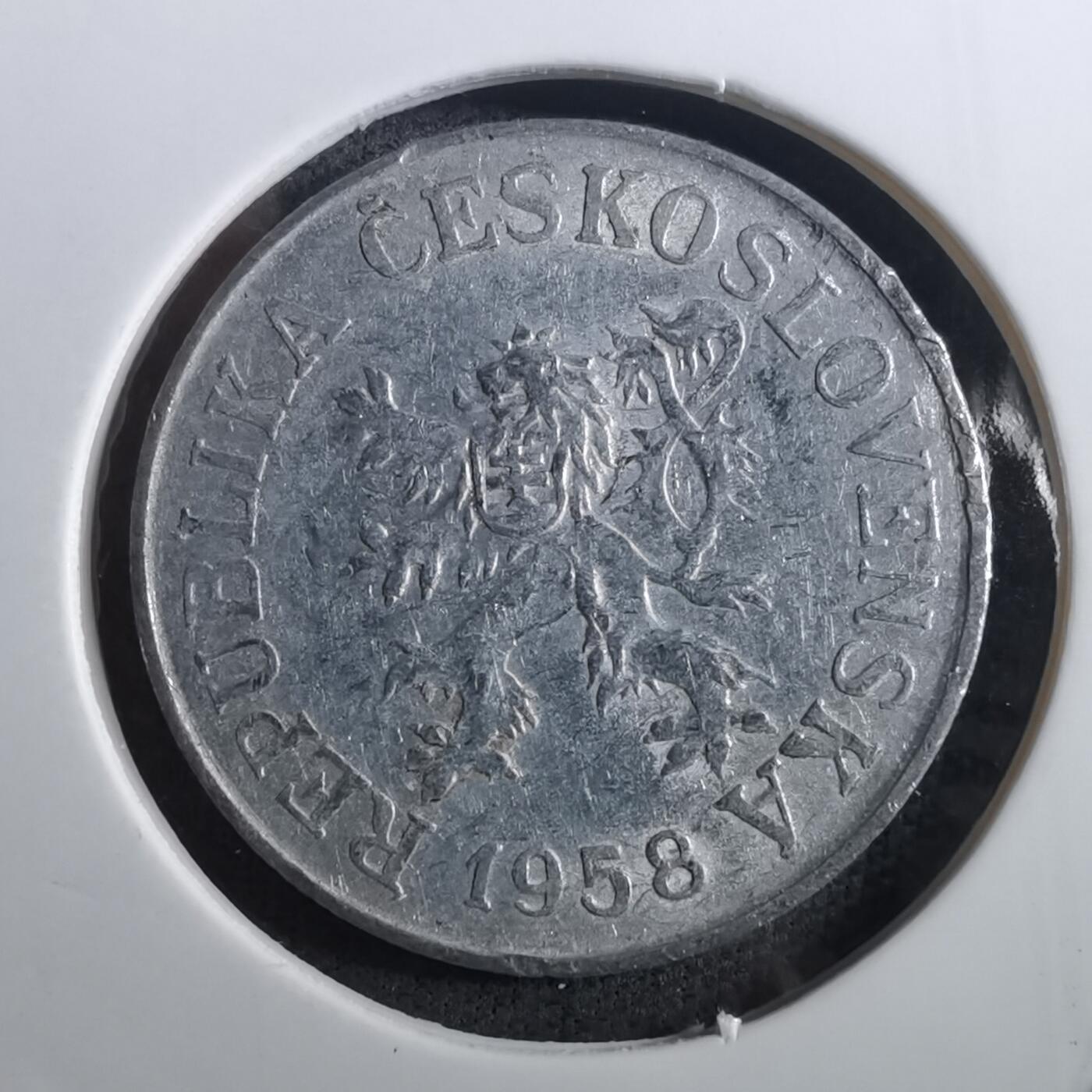 沼泽如烟--第950场 捷克斯洛伐克1958年10赫勒