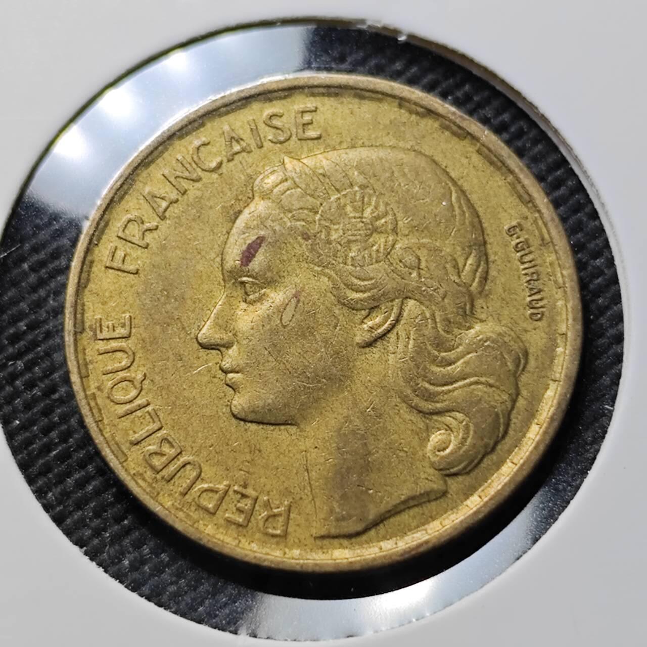 KK钱币收藏小铺  第384期  2月预留时间 周末发货  法国20法郎