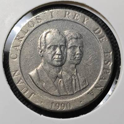 KK钱币收藏小铺  第384期  2月预留时间 周末发货 -  西班牙200比塞塔纪念币