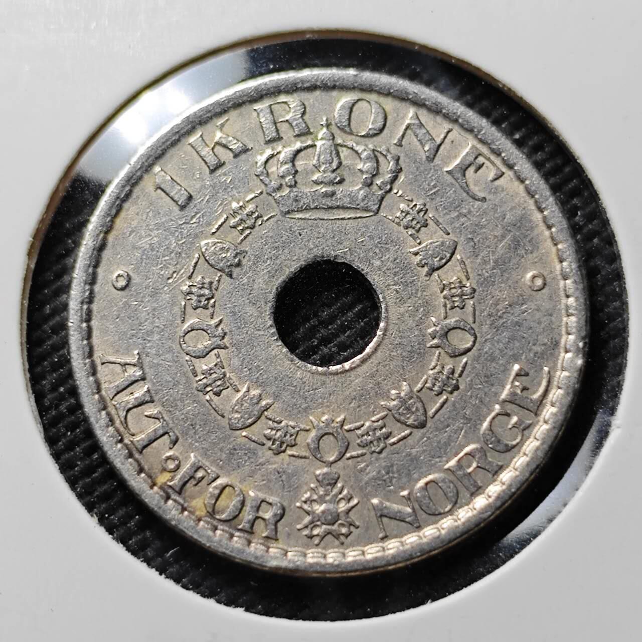 KK钱币收藏小铺  第384期  2月预留时间 周末发货  挪威1克朗