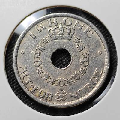 KK钱币收藏小铺  第384期  2月预留时间 周末发货 -  挪威1克朗