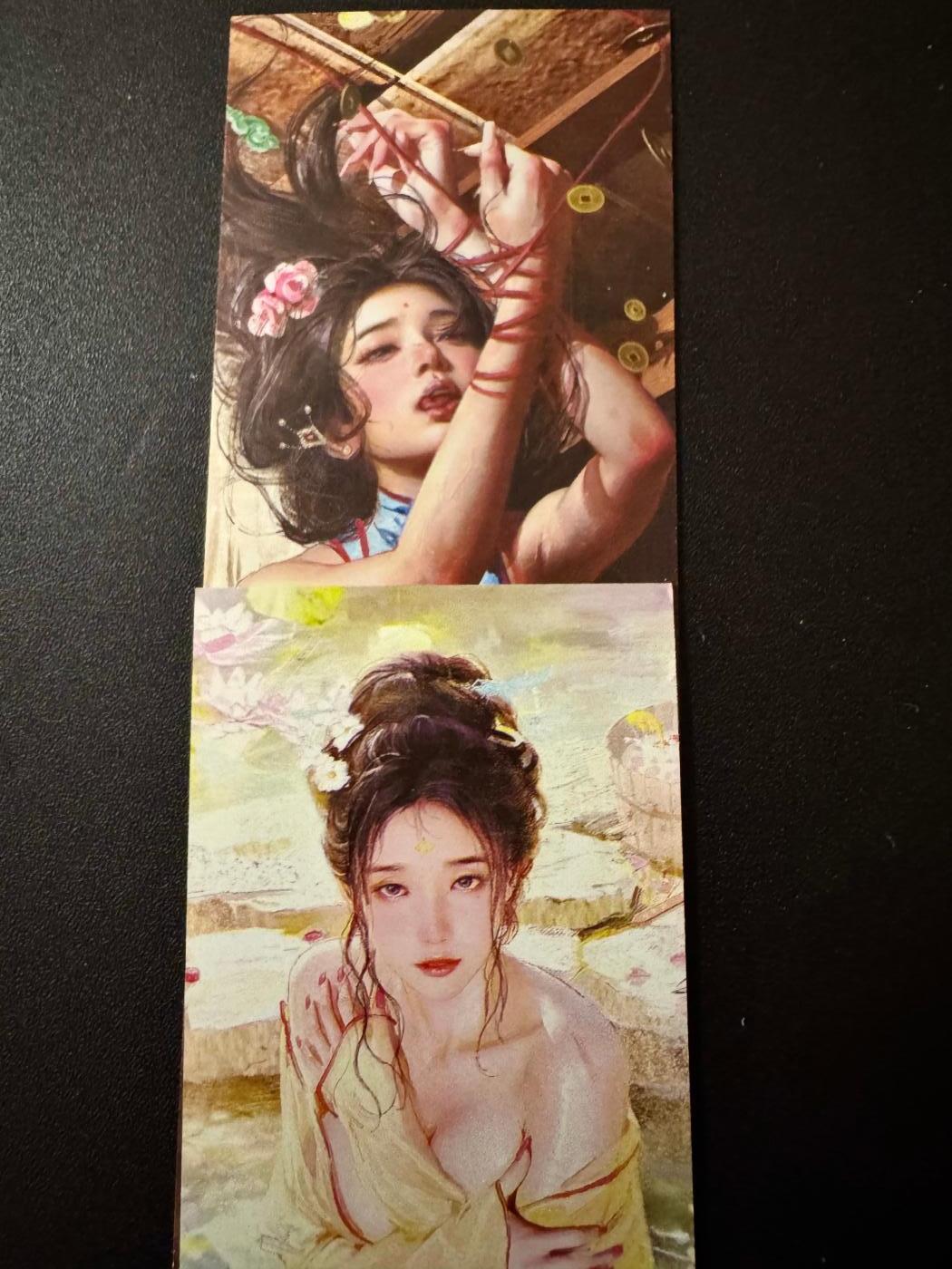 NO.20.5 好又多妹卡大赏，祝你新年旺桃花~只能从此链接进的专场！新店点关注不迷路~每周一站式配齐，方便凑单！（周5晚9点截拍，卖家送拍免费！） 燎原 刷子 人间传 书签2张