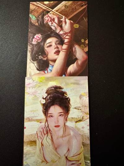 NO.20.5 好又多妹卡大赏，祝你新年旺桃花~只能从此链接进的专场！新店点关注不迷路~每周一站式配齐，方便凑单！（周5晚9点截拍，卖家送拍免费！） - 燎原 刷子 人间传 书签2张