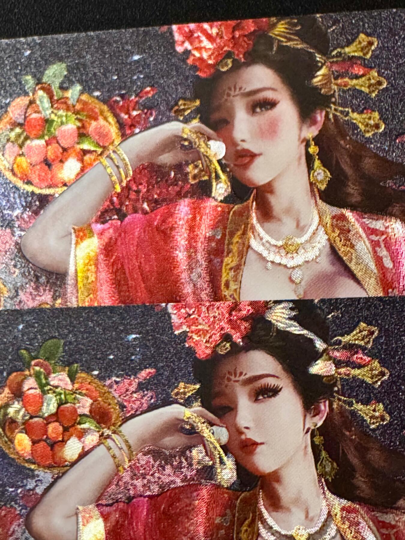 NO.20.5 好又多妹卡大赏，祝你新年旺桃花~只能从此链接进的专场！新店点关注不迷路~每周一站式配齐，方便凑单！（周5晚9点截拍，卖家送拍免费！） 星宿卡牌 媚玄鉴 杨贵妃半粗2张