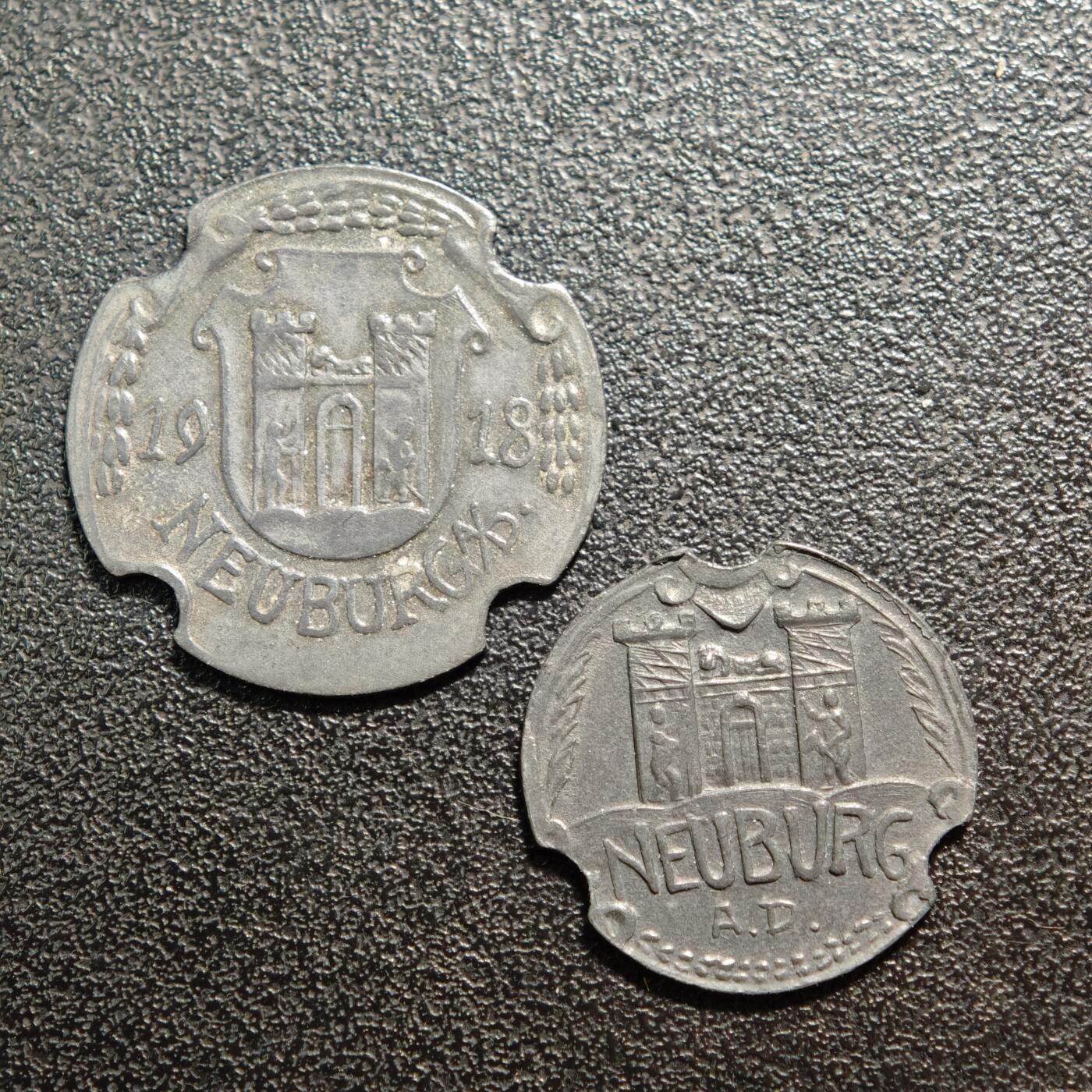 【德藏】世界币章拍卖第160期 德国 德紧硬币 2枚一组