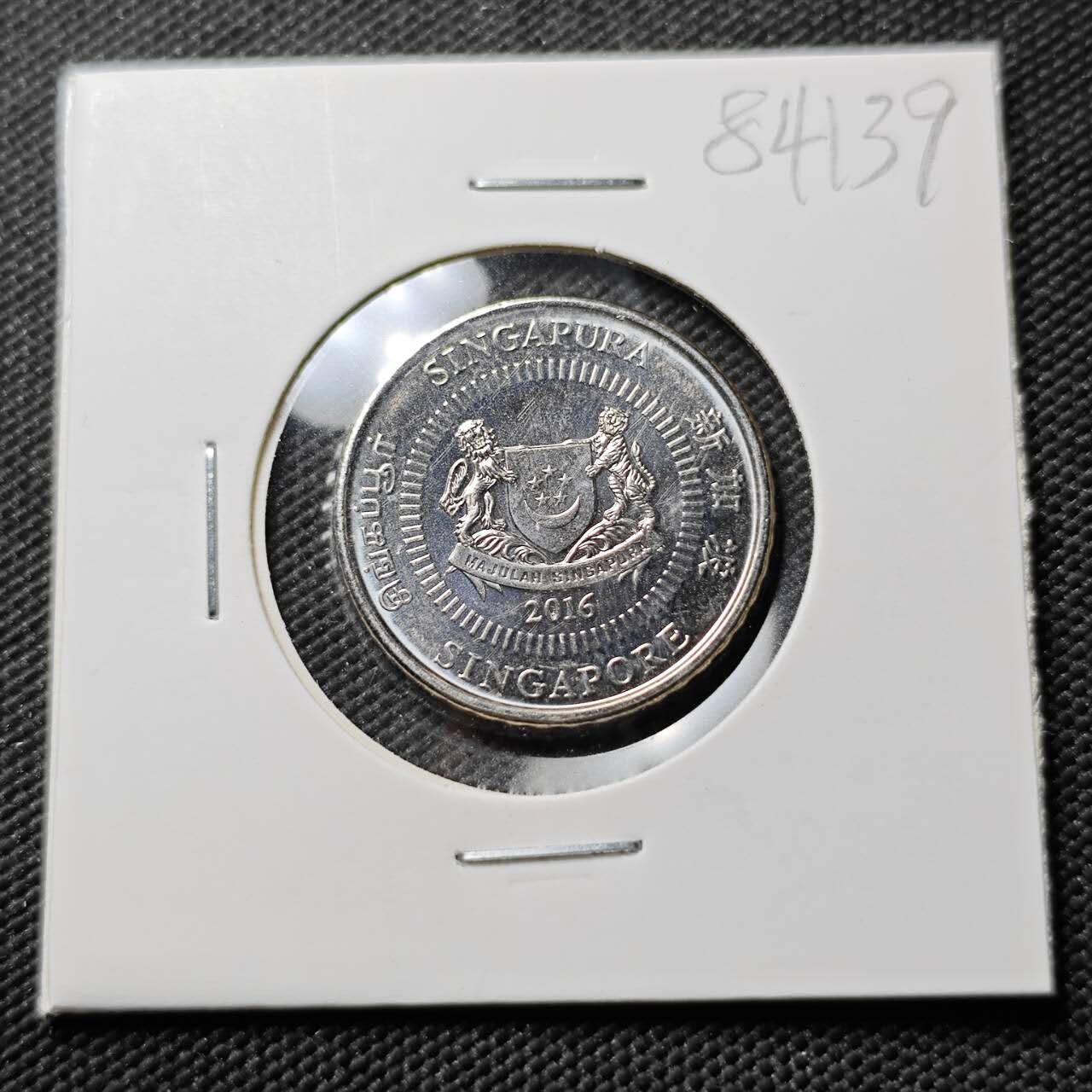 KK钱币收藏小铺  第384期  2月预留时间 周末发货  新加坡50分