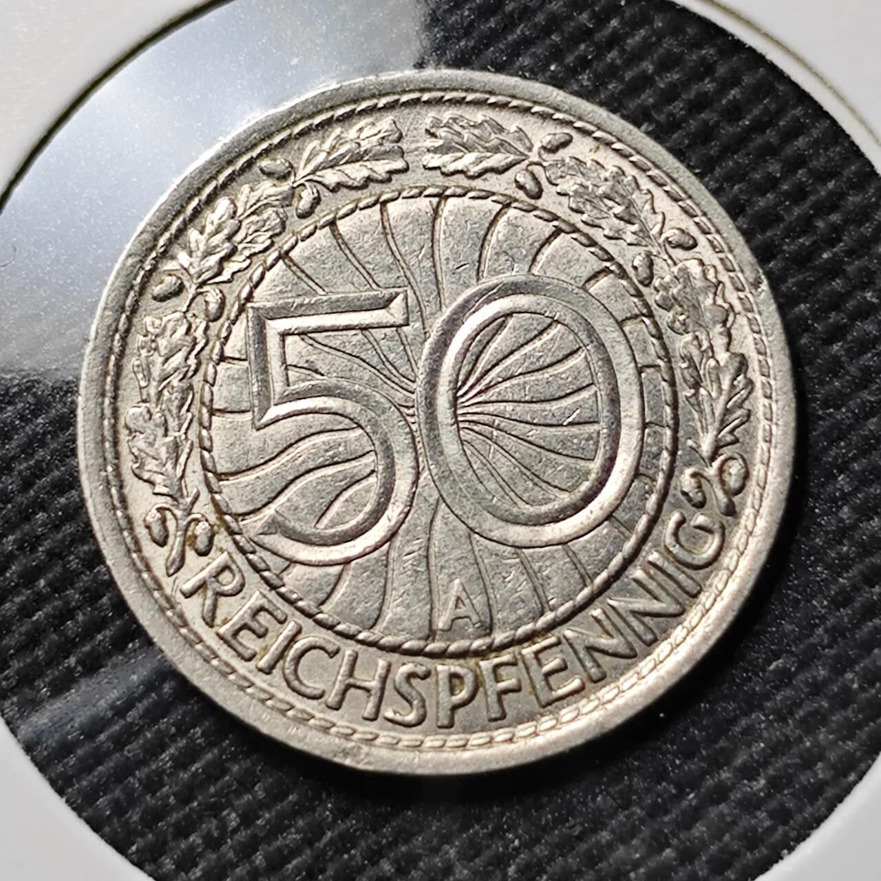 KK钱币收藏小铺  第384期  2月预留时间 周末发货  2018德国50芬尼