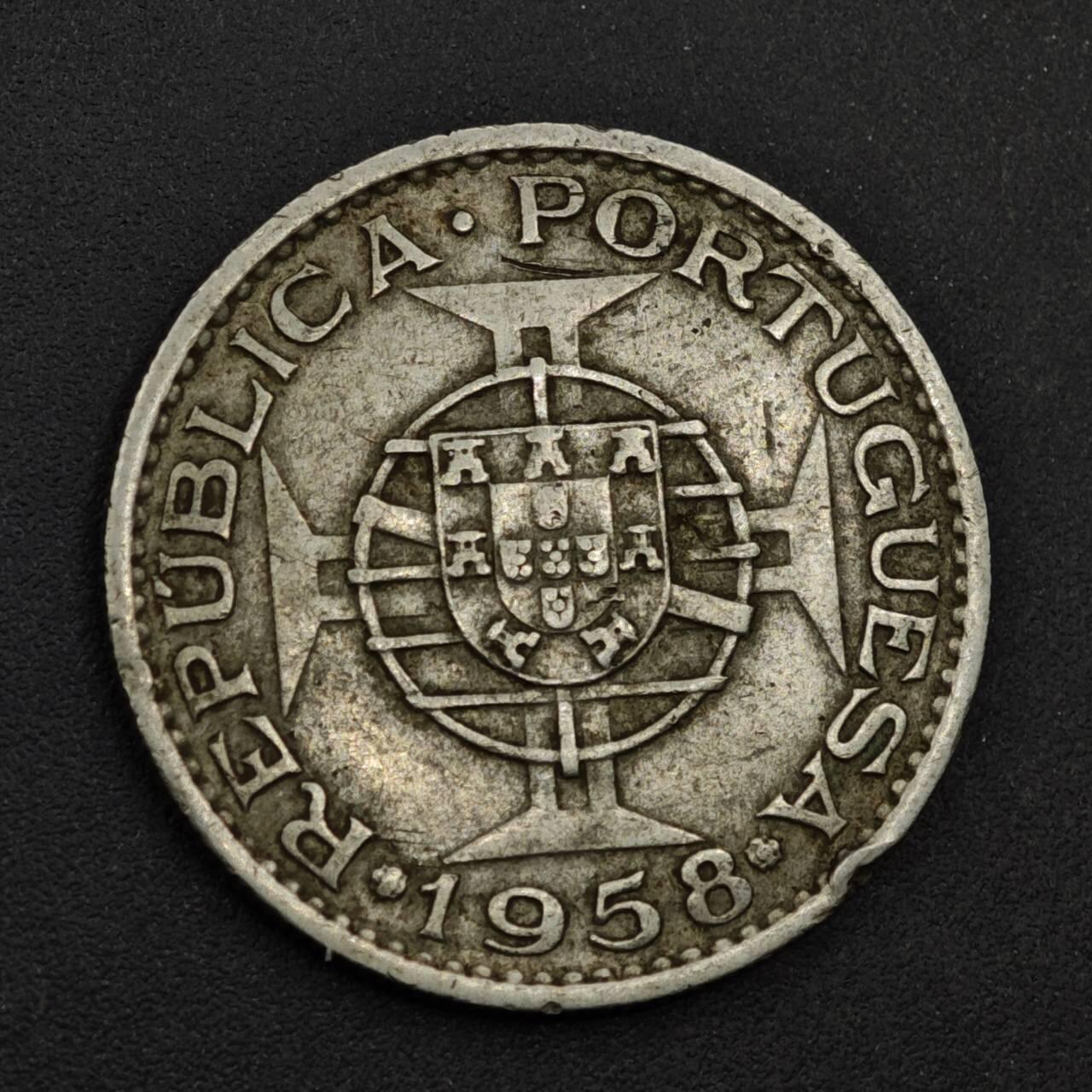 【淘币小摊】限时拍第八百三十九拍  散币银币场  满百包邮可预留两周  周一统一发货  葡属东帝汶1958年1埃斯库多镍币