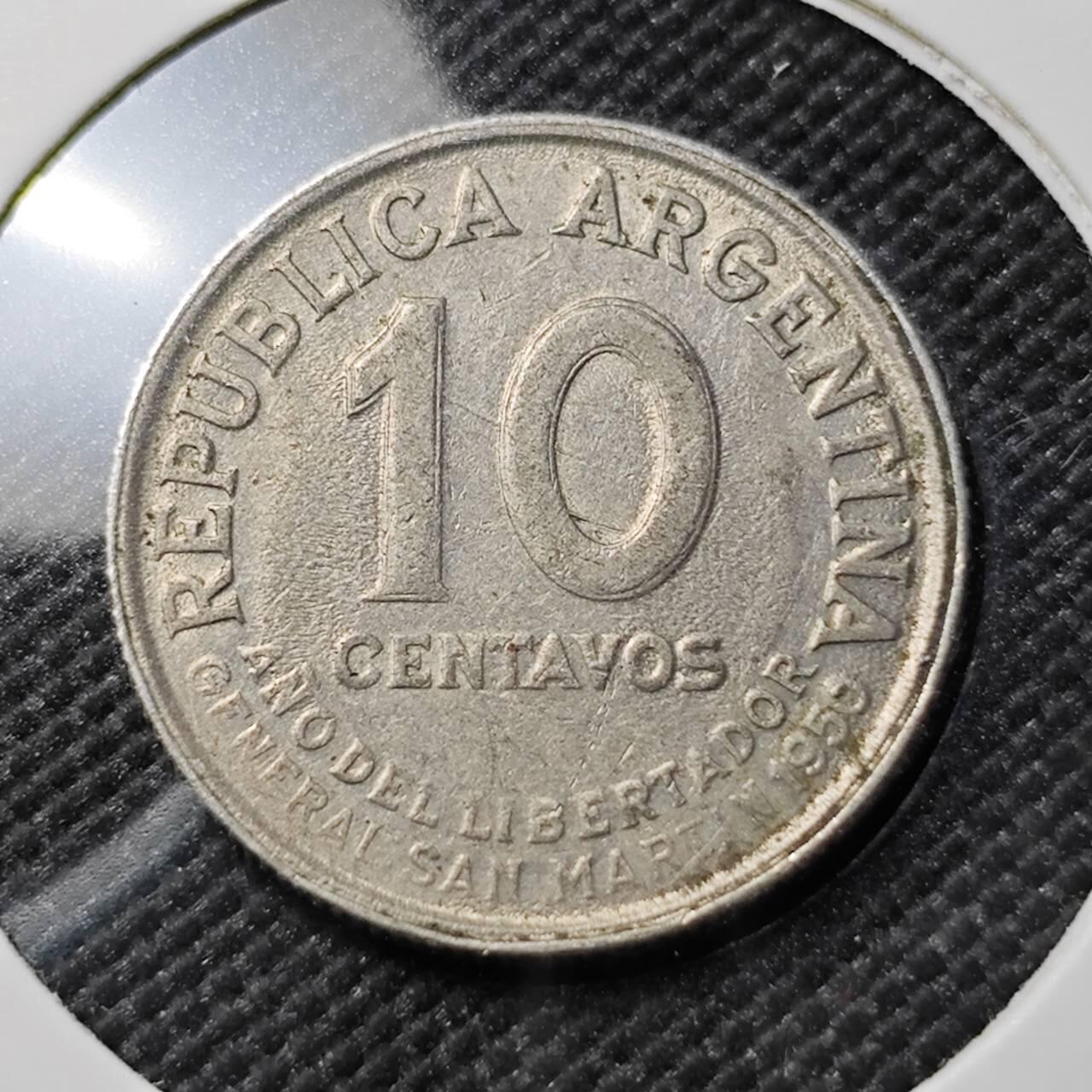 KK钱币收藏小铺  第384期  2月预留时间 周末发货  阿根廷10分纪念币