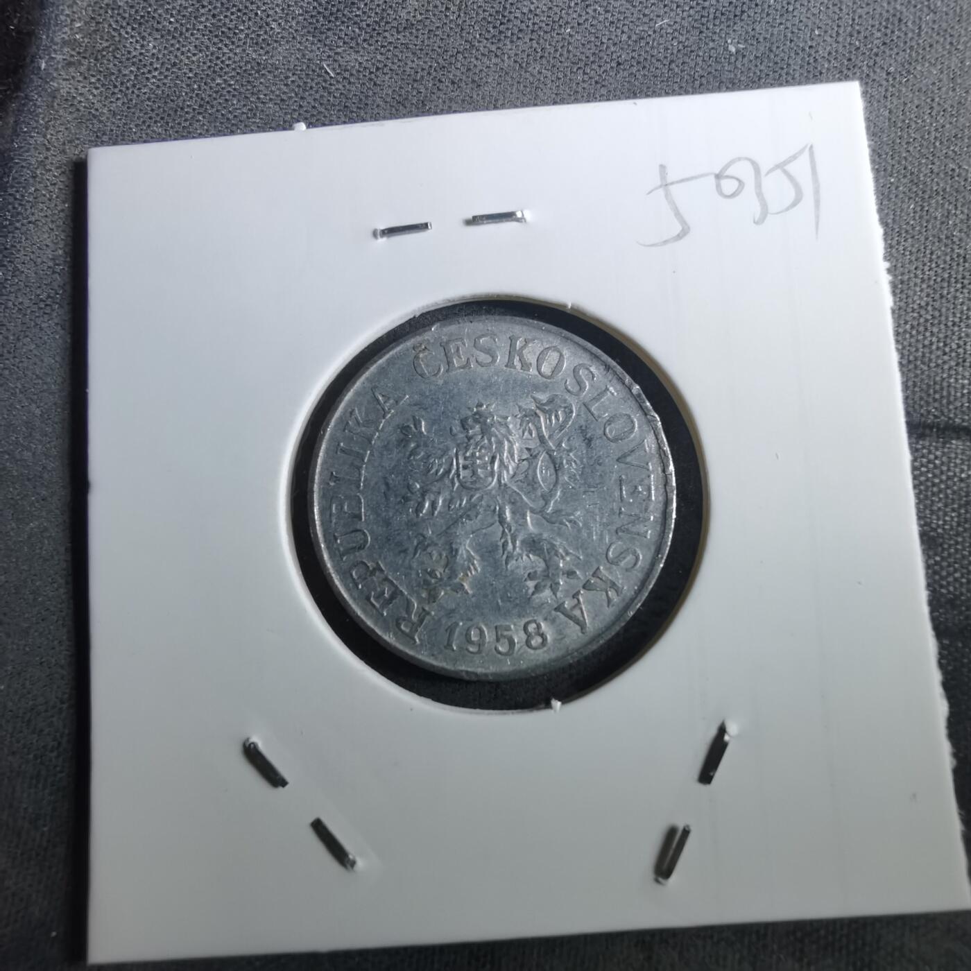 沼泽如烟--第950场 捷克斯洛伐克1958年10赫勒