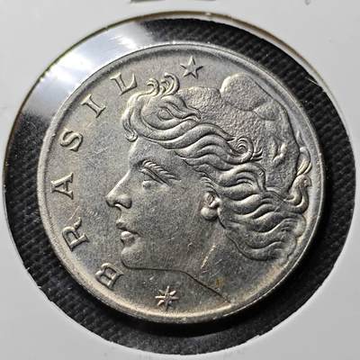 KK钱币收藏小铺  第384期  2月预留时间 周末发货 -  巴西1克鲁塞罗 巴西女神