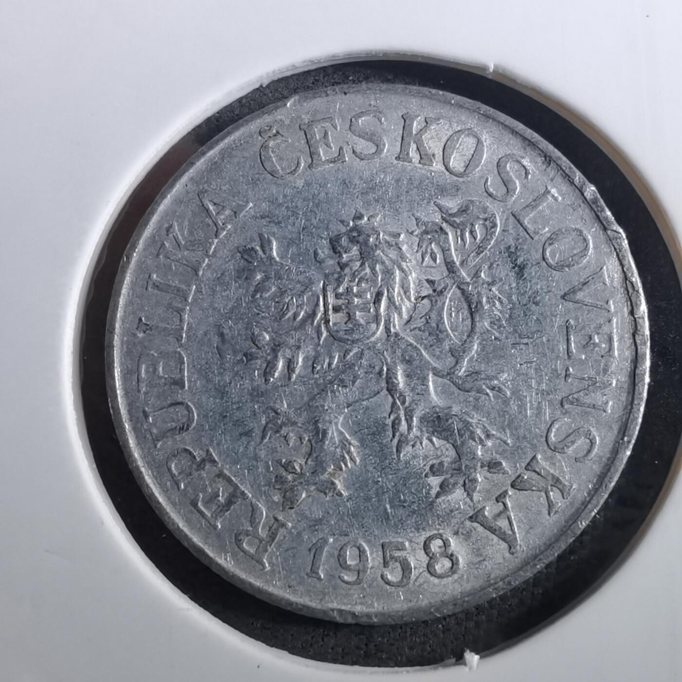 沼泽如烟--第950场 捷克斯洛伐克1958年10赫勒