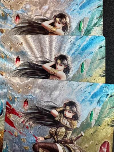 NO.20.5 好又多妹卡大赏，祝你新年旺桃花~只能从此链接进的专场！新店点关注不迷路~每周一站式配齐，方便凑单！（周5晚9点截拍，卖家送拍免费！） - 奇点 邓婵玉 三渐变 粗闪