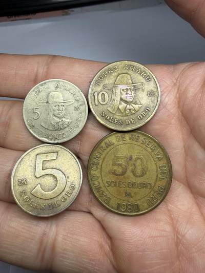 2026年集古藏今外币拍卖第一期-第1场—（总第298拍），可以寄存60天，满160元包邮。 - 秘鲁各面值四枚