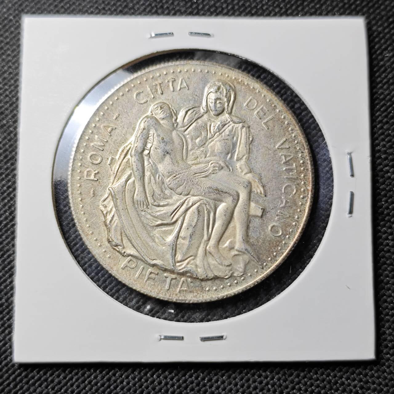 KK钱币收藏小铺  第384期  2月预留时间 周末发货  梵蒂冈镀银铜章