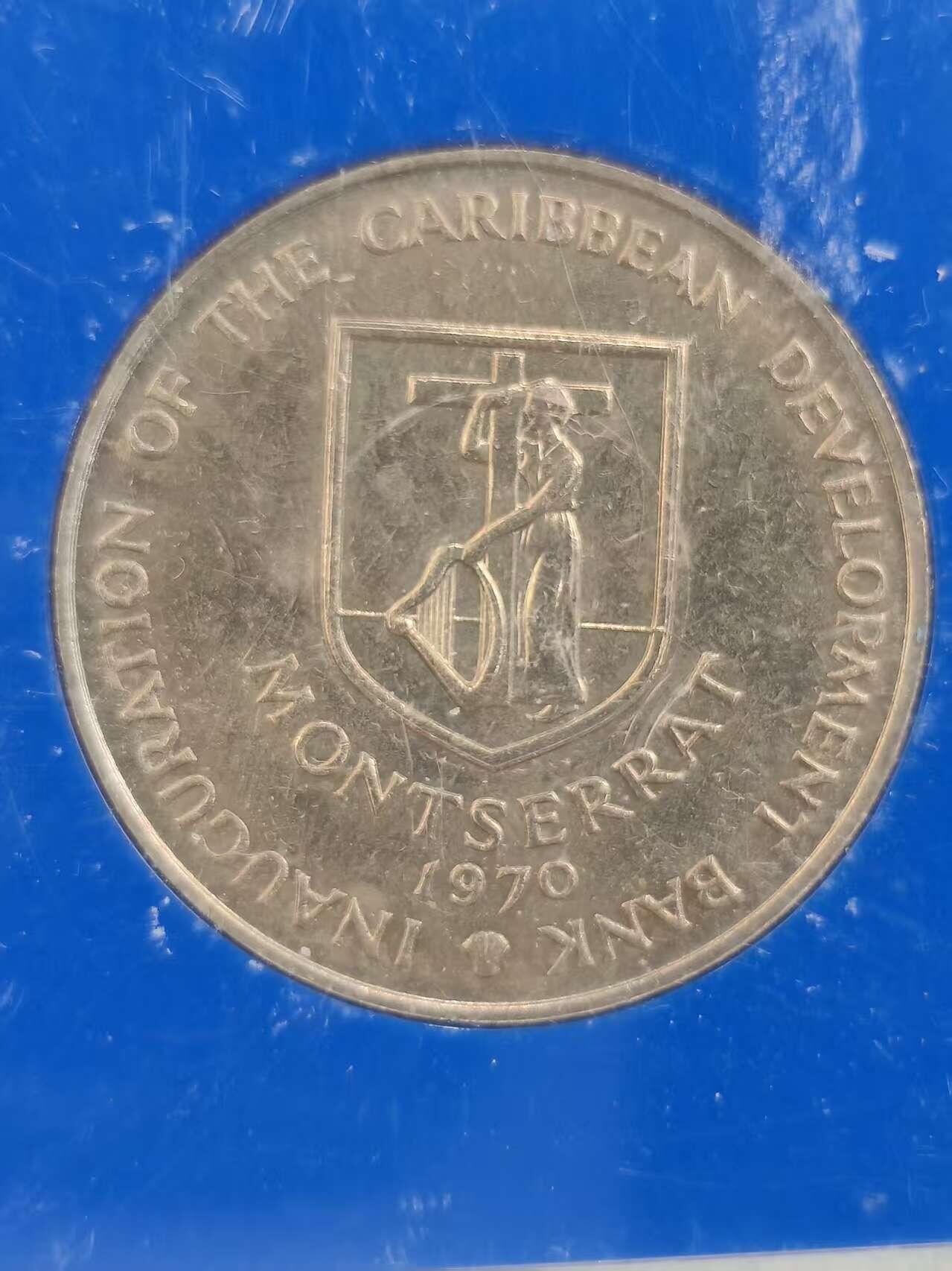 G&W世界散币，银币处理专场（第41场） 蒙特塞拉特1970年4元 香蕉币  FAO