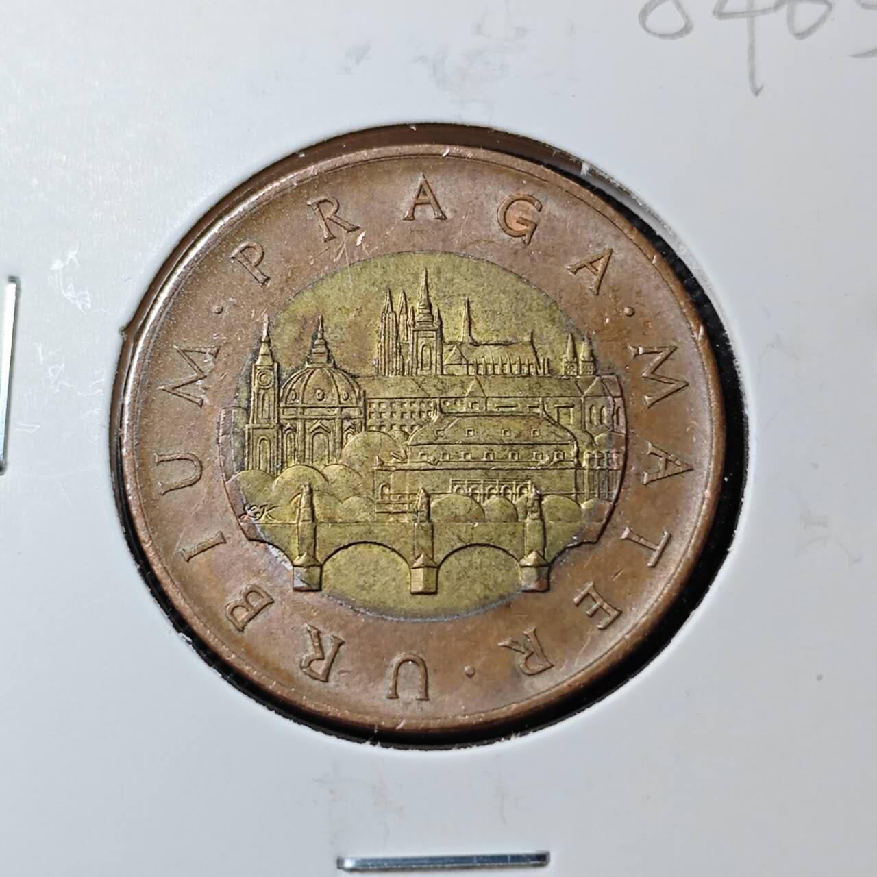 KK钱币收藏小铺  第384期  2月预留时间 周末发货  捷克50克朗双色币