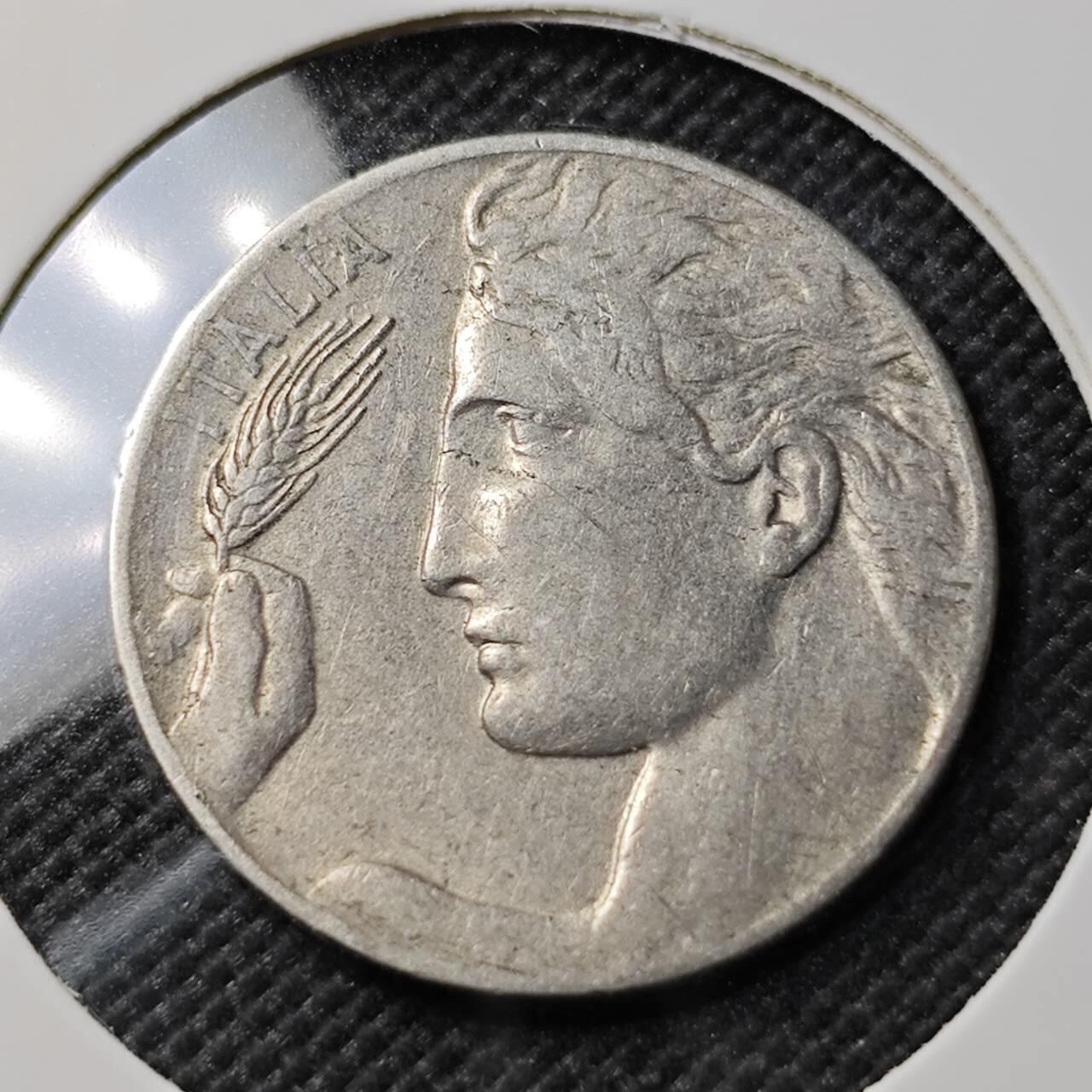 KK钱币收藏小铺  第384期  2月预留时间 周末发货  1921意大利10分 飞天女神