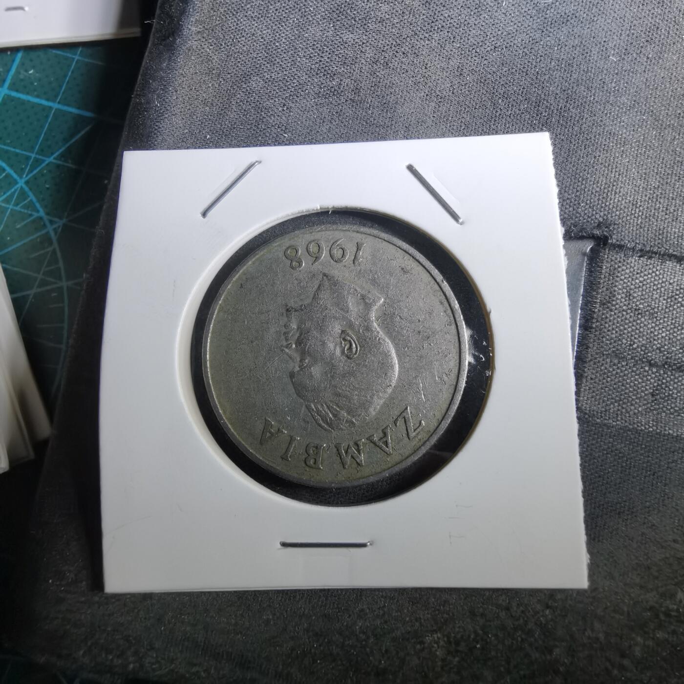 沼泽如烟--第950场 赞比亚1968年份20恩韦