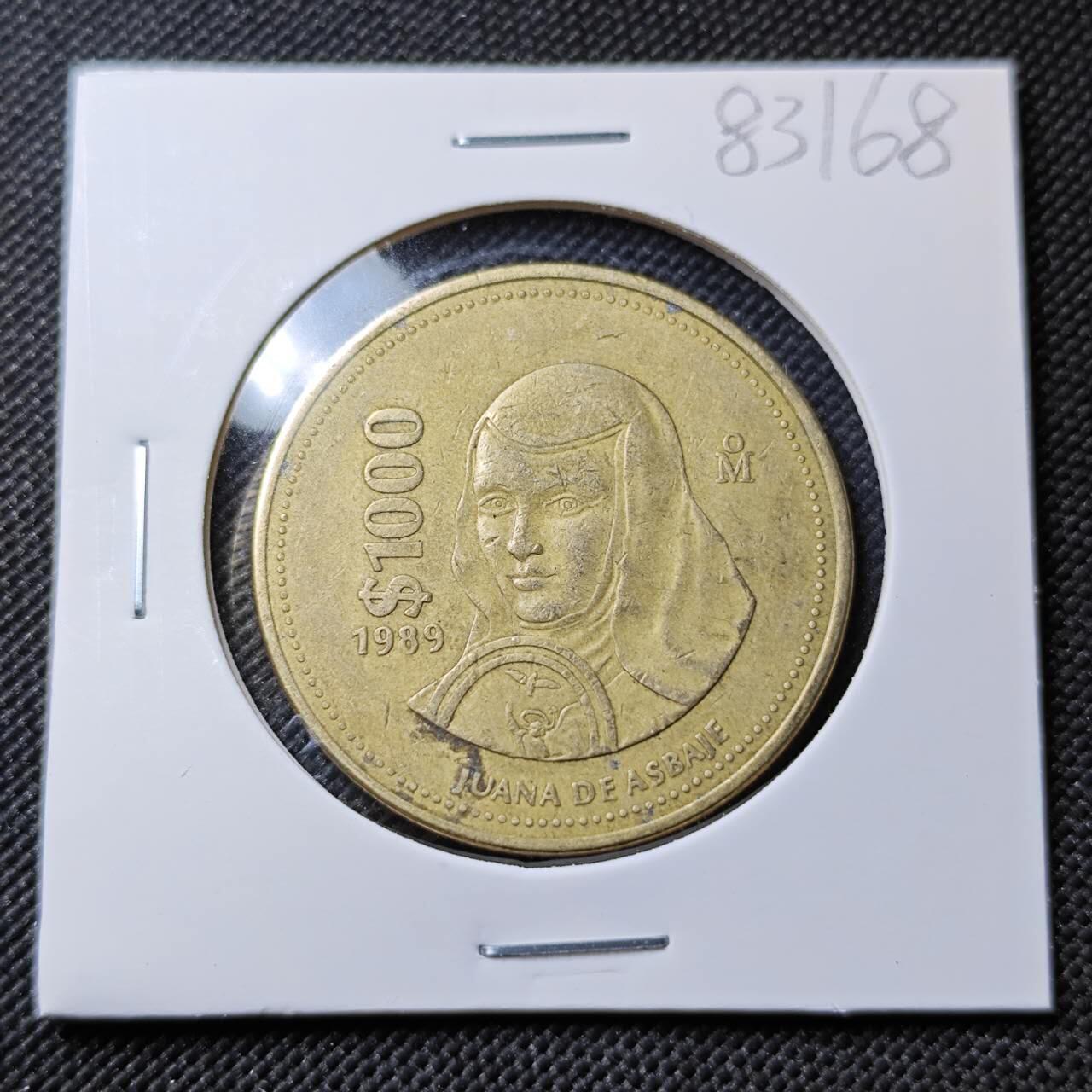 KK钱币收藏小铺  第383期  2月预留时间 周末发货  墨西哥1000比索大币