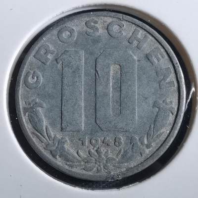 沼泽如烟--第950场 - 奥地利1948年10格罗申