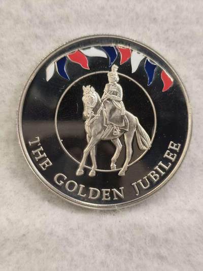 G&W世界散币，银币处理专场（第41场） - 福克兰2002年50便士  克朗型