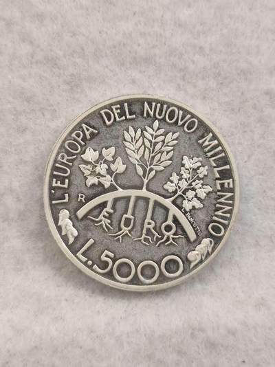 G&W世界散币，银币处理专场（第41场） - 圣马力诺1988年5000里拉 银币