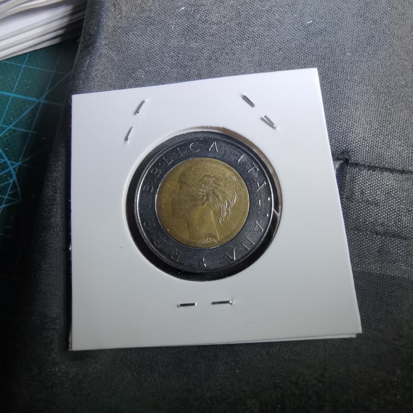 沼泽如烟--第950场 意大利1996年500里拉纪念币