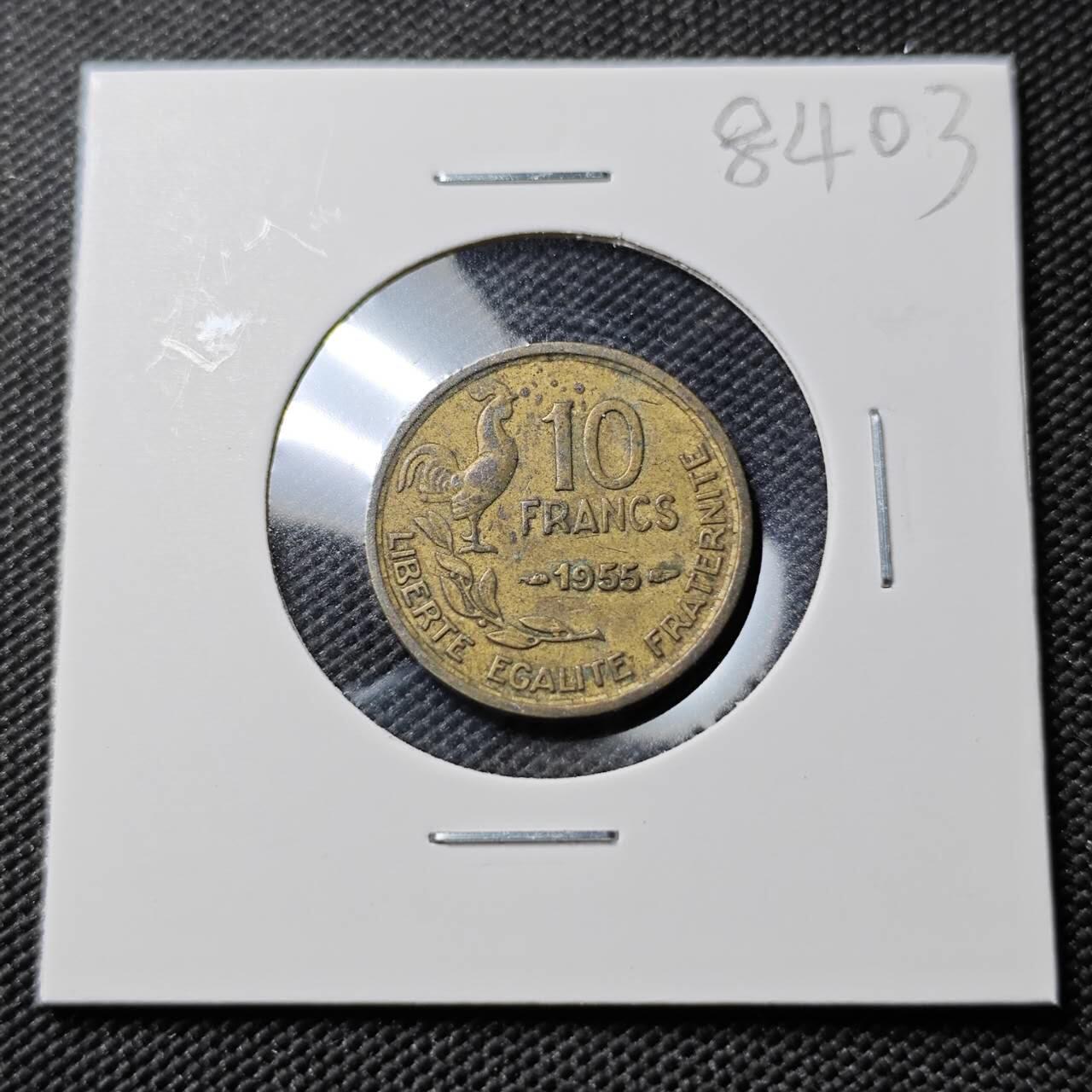 KK钱币收藏小铺  第384期  2月预留时间 周末发货  法国10法郎