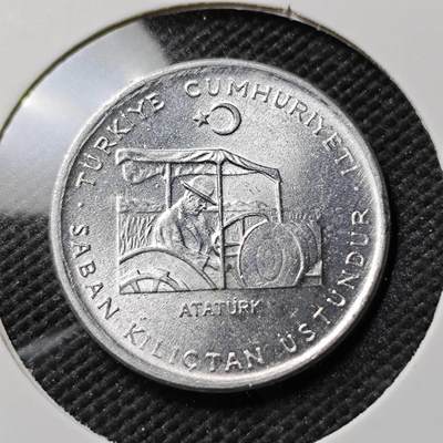 KK钱币收藏小铺  第384期  2月预留时间 周末发货 -  土耳其10库鲁铝币 农粮纪念币