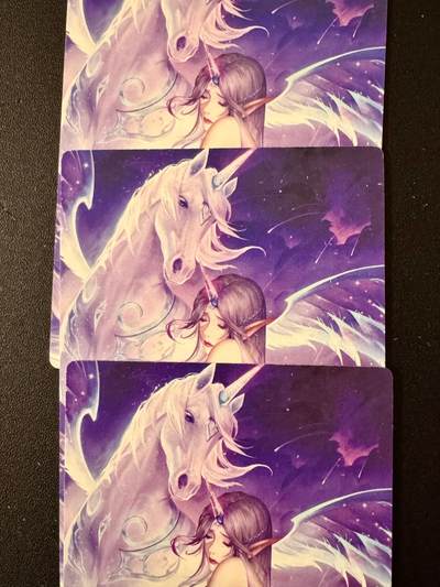 NO.20.5 好又多妹卡大赏，祝你新年旺桃花~只能从此链接进的专场！新店点关注不迷路~每周一站式配齐，方便凑单！（周5晚9点截拍，卖家送拍免费！） - 星宿 幻兽化灵 三渐变 普卡3张