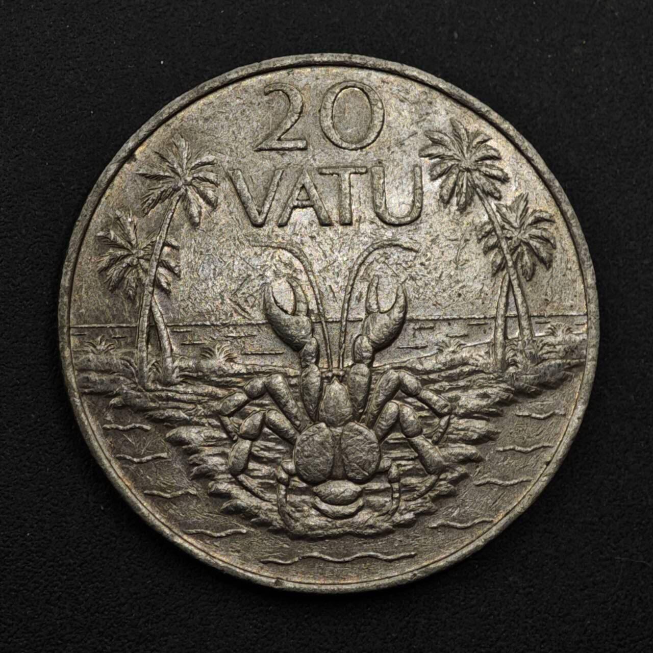 【淘币小摊】限时拍第八百三十九拍  散币银币场  满百包邮可预留两周  周一统一发货  瓦努阿图1983年20瓦图